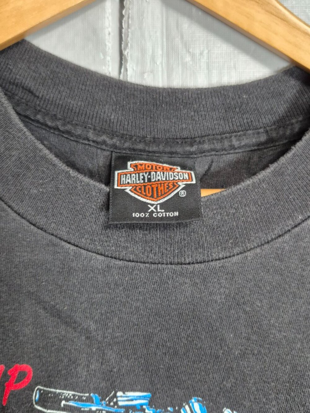 Rare Vtg 90s Harley Davidson Bugs Bunny Whats up doc Tee Single stitch XL 0701 - Picture 2 of 9